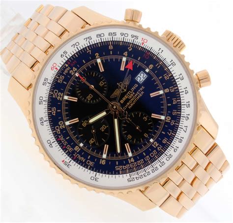 rose gold breitling women's watches|breitling navitimer 18k gold.